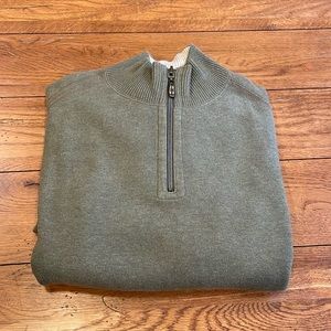 Tommy Bahama 1/4 zip reversible sweater